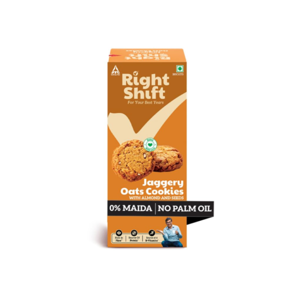 Right Shift Jaggery Oats Cookies